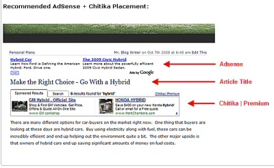 compare AdSense ad-units with Chitika ad-units.